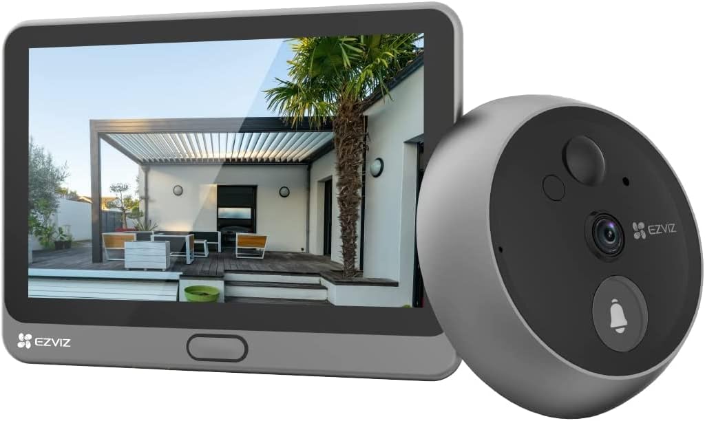 EZVIZ smart doorbell 1080p rechargable touch screen