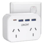 lencent smart plug with usb and usb-c chargers